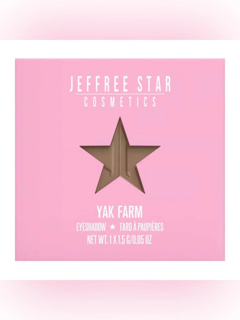 Jeffree Star Cosmetics Artistry Single Eyeshadow Yak Farm New